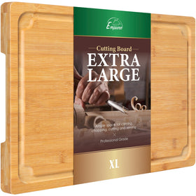 Empune extra-large cutting board with ample prep space for meals