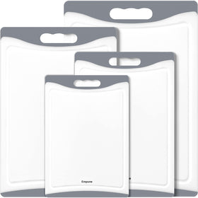 Empune extra large cutting boards set in grey, top view, ideal for efficient meal prep and organization.