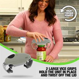 EMSON easy storage feature with reset button for compact storage.