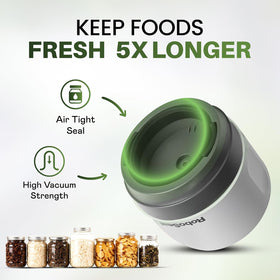 EMSON RoboSeal lid set of 10 for versatile jar sealing.