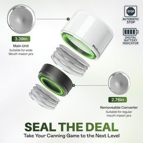EMSON RoboSeal one-touch operation for quick, easy sealing.