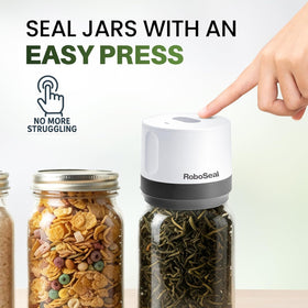 EMSON RoboSeal wide and regular mouth compatibility for flexible storage.