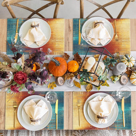 Emvency decor-friendly placemats brighten any table and invite conversations.