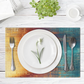 Emvency placemats for indoors and outdoors elevate kitchen and patio tables.