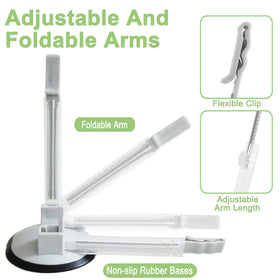 EMWNG adjustable bag rack height extended to fit large bags.