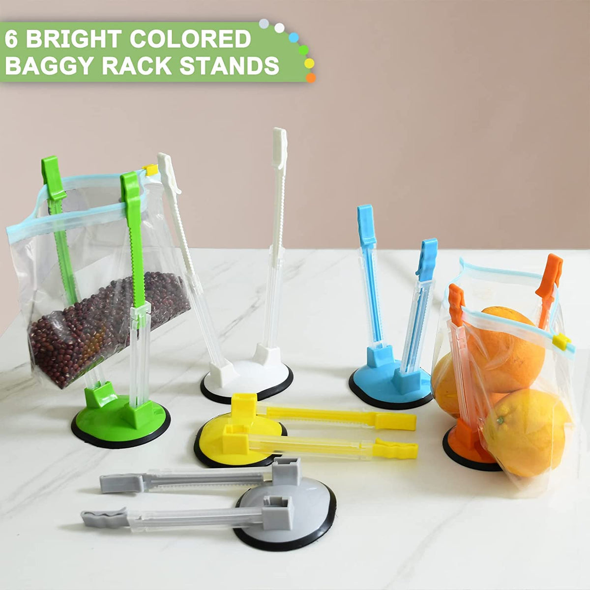 EMWNG colorful 12-pack aids color-coded bag organization for easy use.