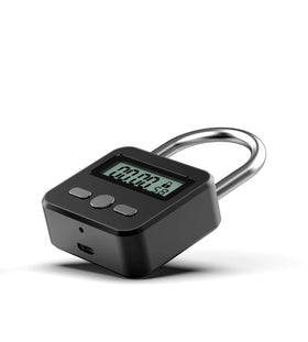 Enajucy timer lock LCD display clearly shows the set time for precision
