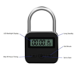 Enajucy timer lock setup buttons allow easy hour and minute adjustments