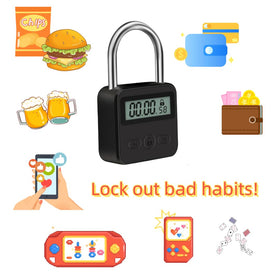 Enajucy timer lock in kitchen or gym helps manage items