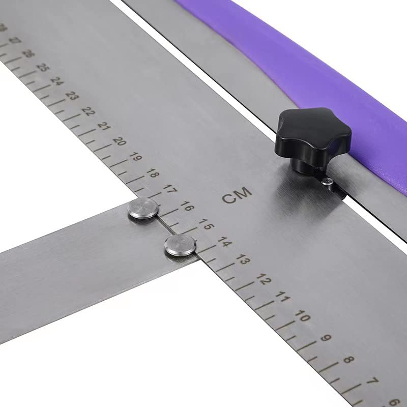Enajucy purple edge guide helps create smooth, even borders.