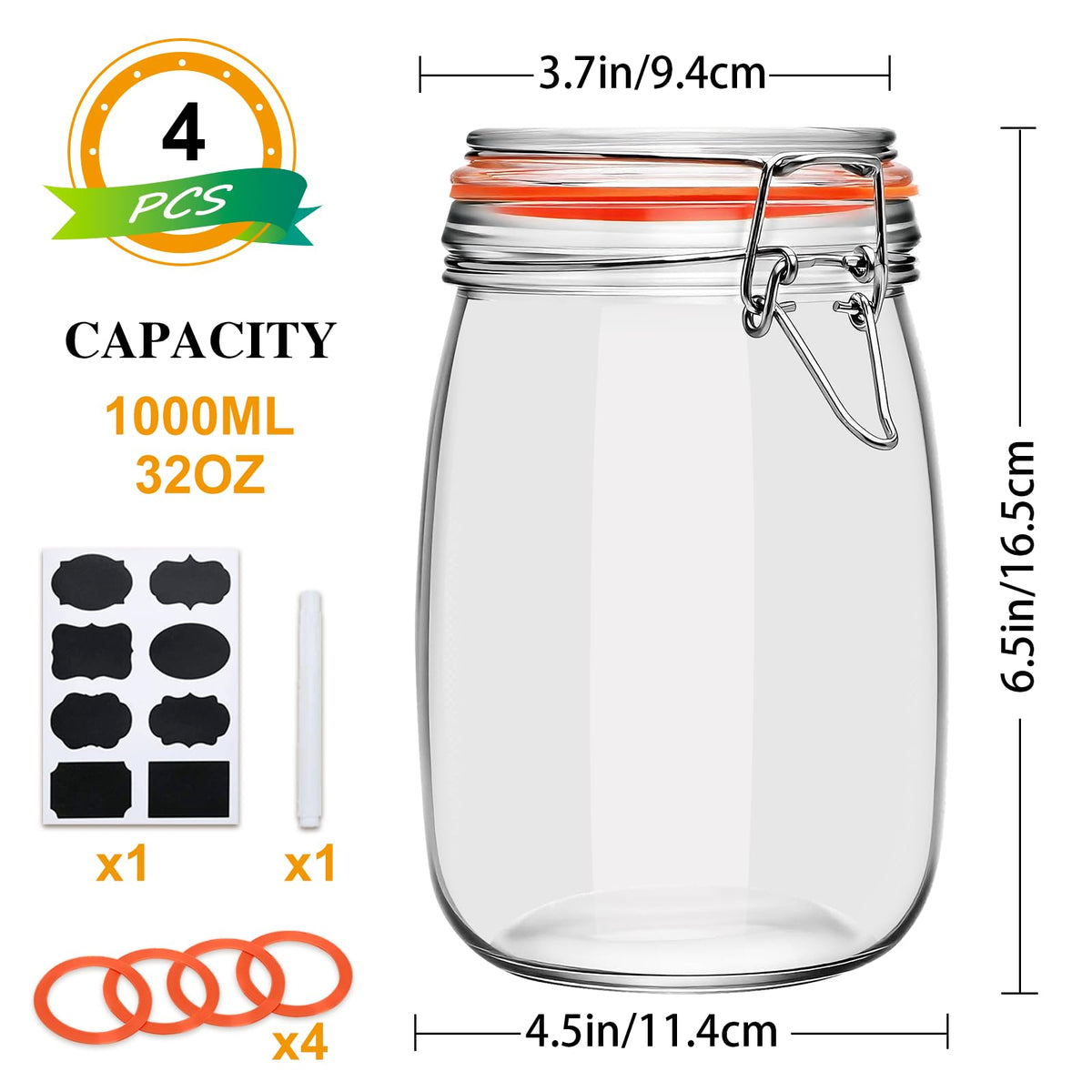 Encheng airtight hinged lid close-up showing secure seal for freshness.