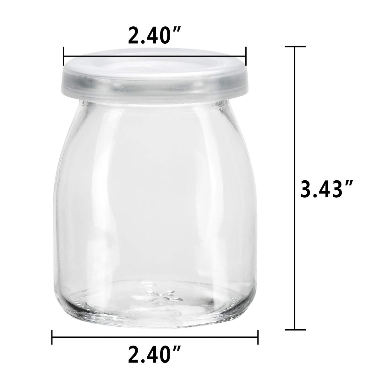 Encheng glass jar with tag and twine for jams and desserts