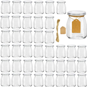 Encheng 7 oz glass yogurt jar with lid for fresh storage