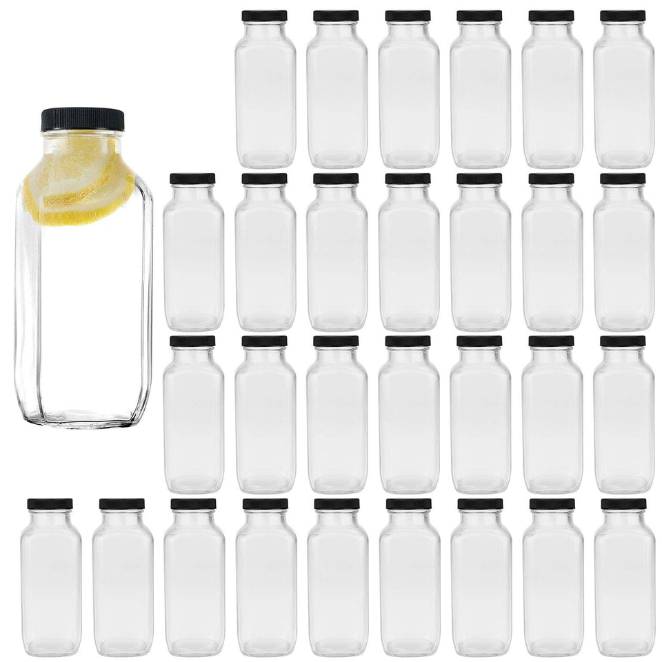 Encheng 8oz glass bottle with airtight lid for fresh beverages