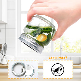 Encheng airtight two-piece lid ensures freshness for jams and ferments.