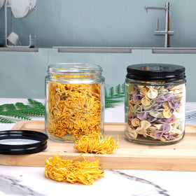 Encheng durable BPA-free glass with airtight lid preserves ingredients.