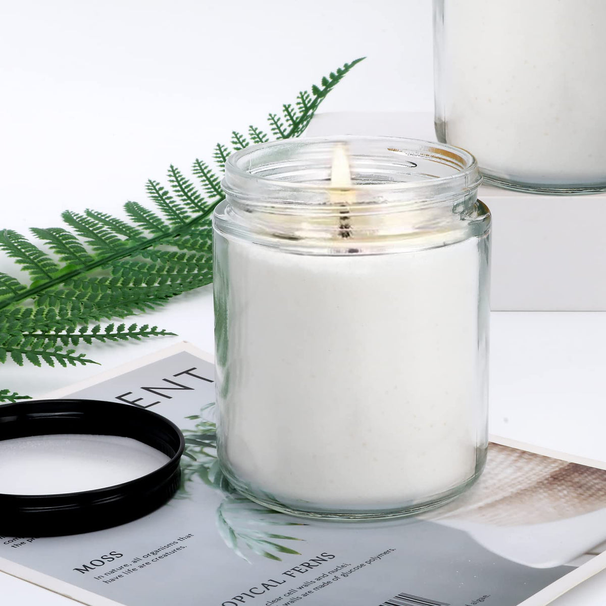 Encheng jar ideal for homemade candles or bath salts and creams.