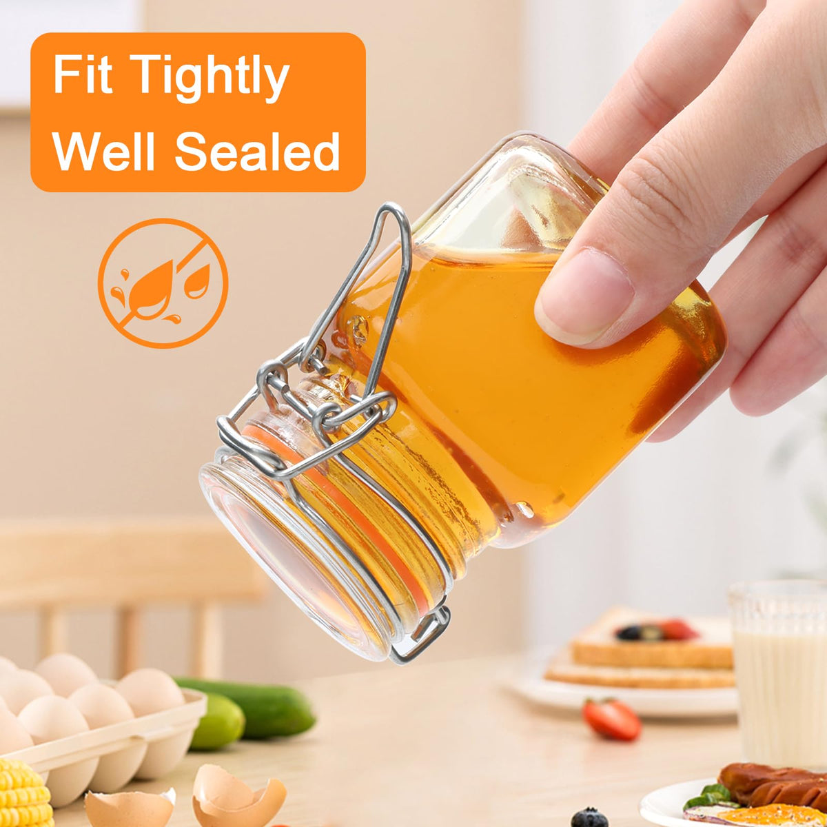 Encheng jam pickle storage jar for kitchen preserves