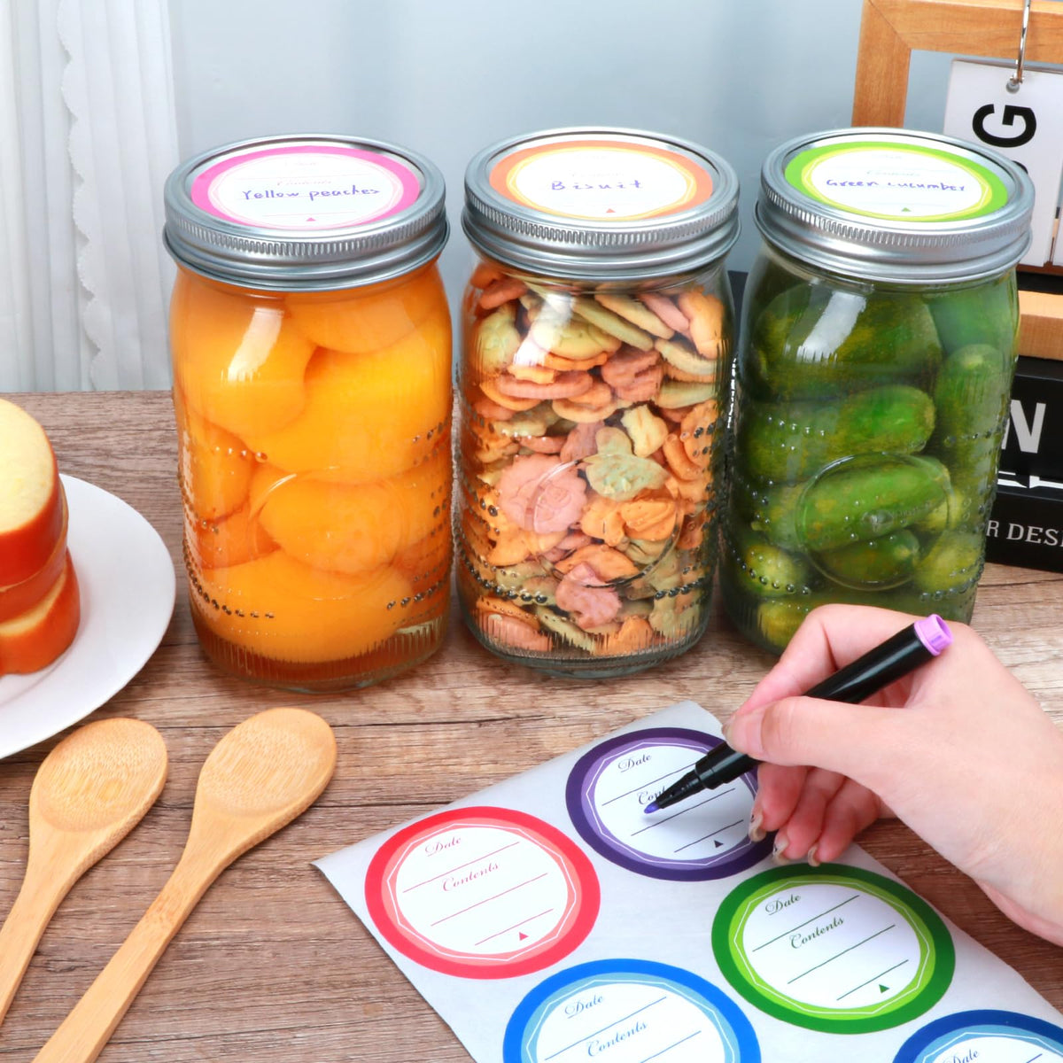 Encheng jars versatile for meal prep, pantry storage, and DIY crafts.