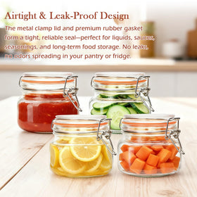 BPA-free Encheng glass is safe for spices, baby foods, and homemade treats.