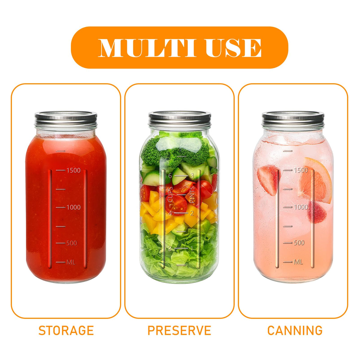 Encheng jars suitable for kitchen storage and rustic décor projects