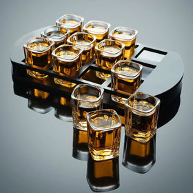 Encheng versatile shot glasses for whiskey, tequila, coffee, and desserts with style.