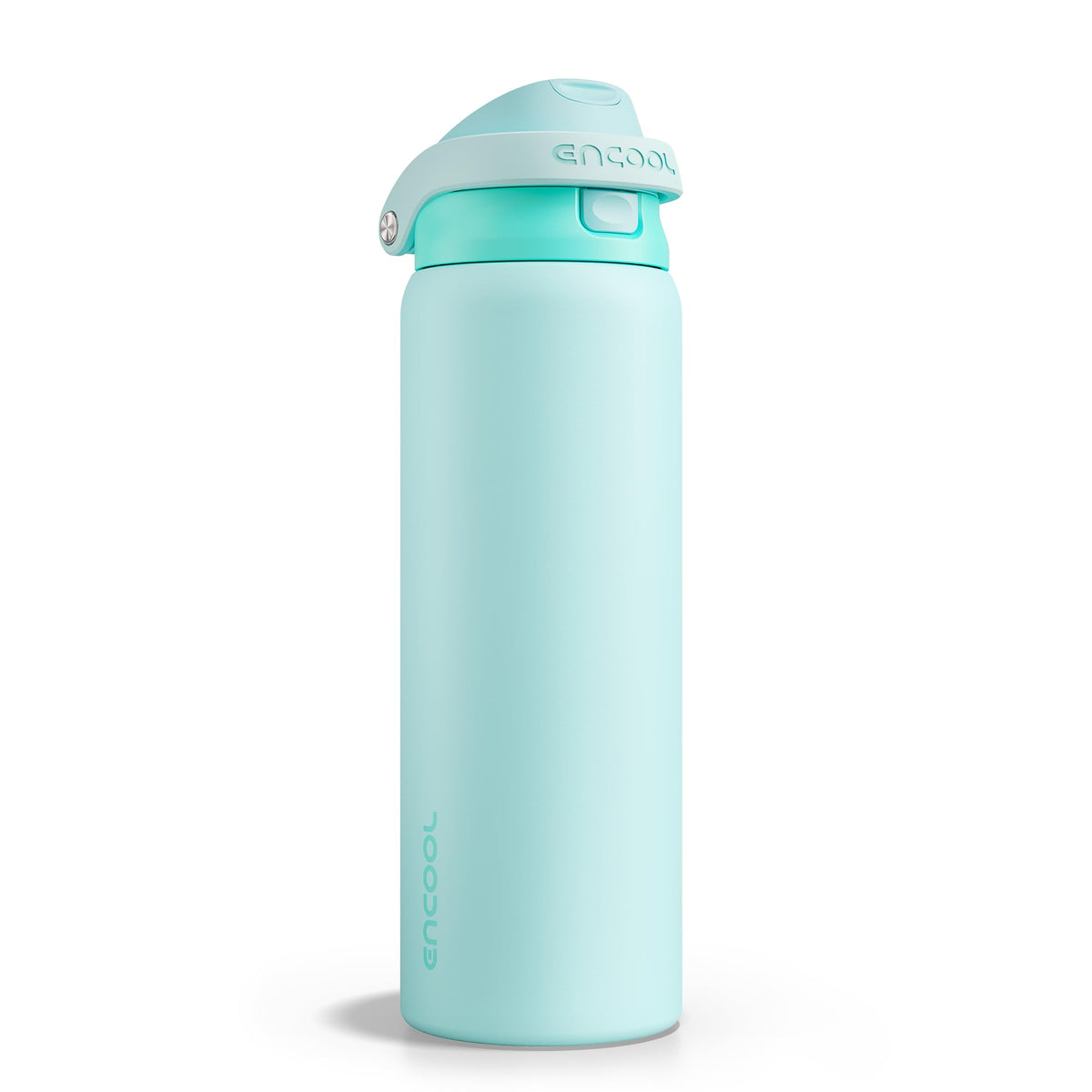ENCOOL 32oz bottle with leakproof lid – close-up view of seal