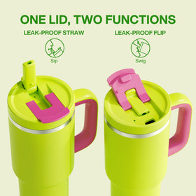 ENCOOL Cream Moon tumbler fits most car cup holders