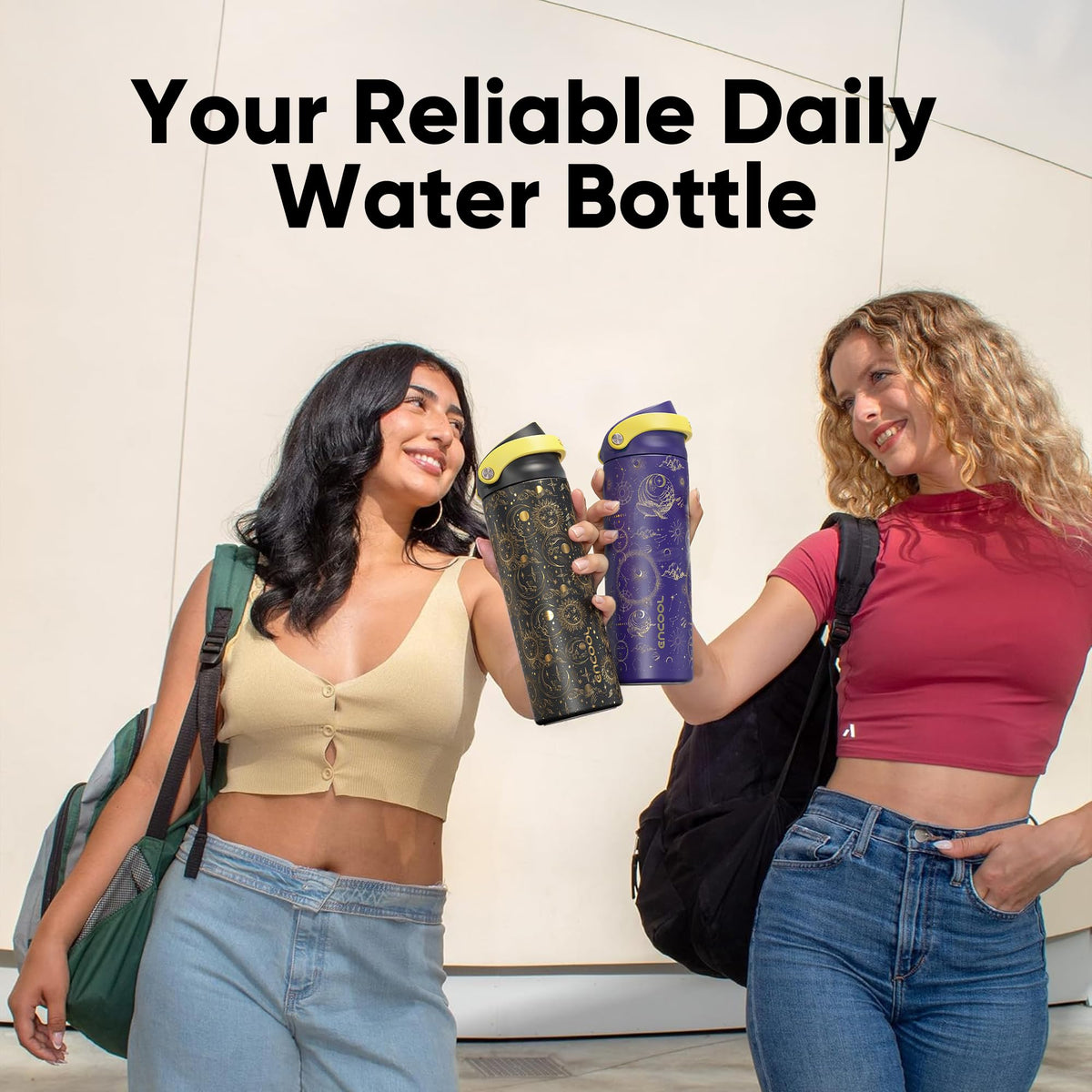 ENCOOL astral chart bottle features a stylish design for fitness and work.