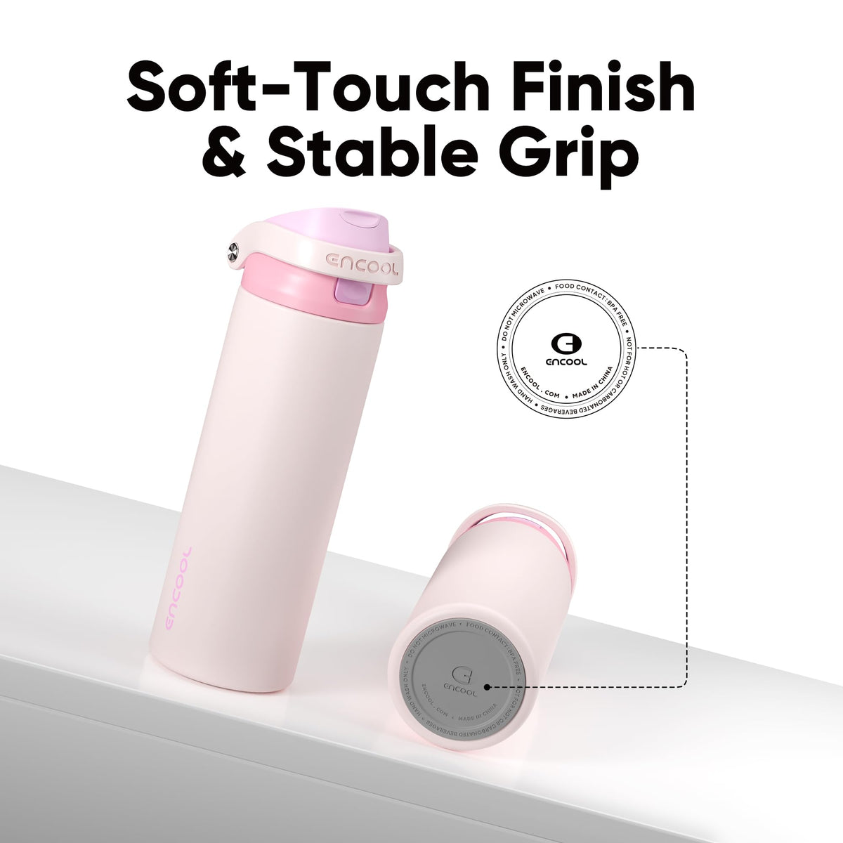 ENCOOL bag-safe design prevents leaks in backpack or tote
