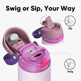 ENCOOL carry-friendly bottle with easy-grip design for comfortable transport.