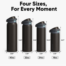 ENCOOL charcoal gray finish for a sleek daily-use look