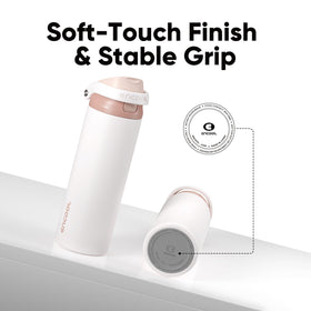 ENCOOL cup-holder-friendly bottle fits most car holders for quick access