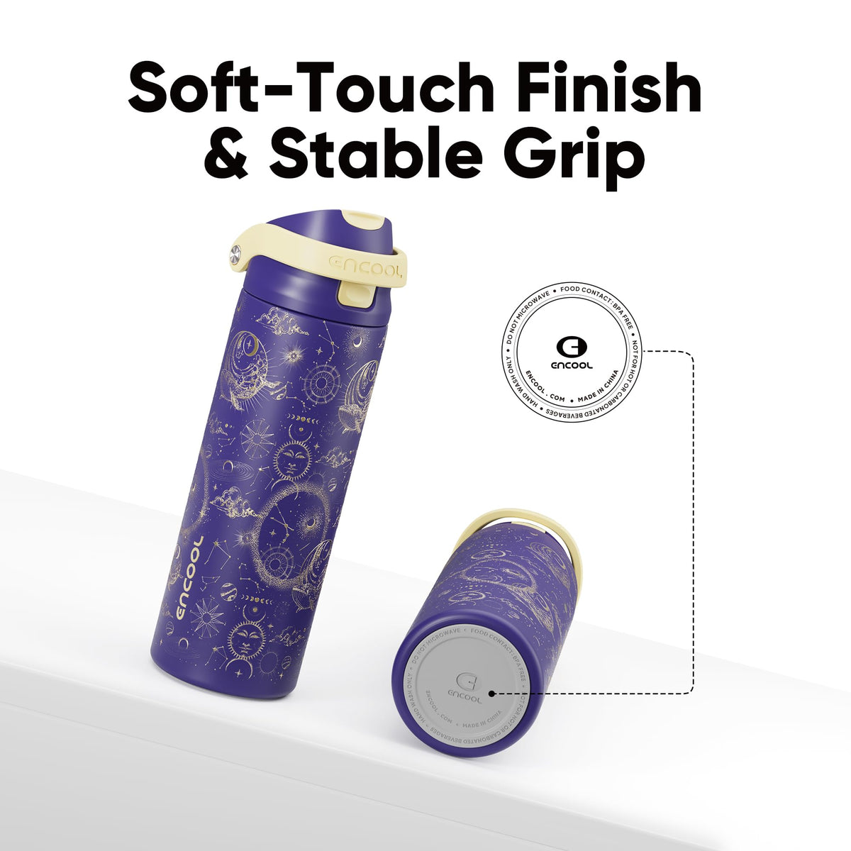 ENCOOL daily hydration bottle ideal for work and workouts.