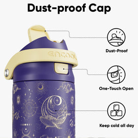 ENCOOL double-wall insulation bottle keeps drinks cold for hours.
