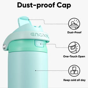 ENCOOL double-wall insulation keeps beverages cold through long days.
