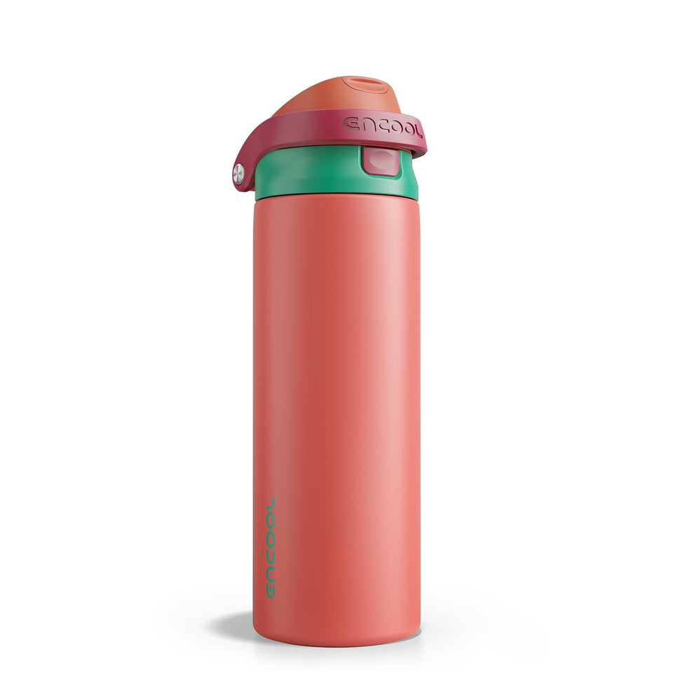 ENCOOL leakproof bottle lid closed for secure daily use.