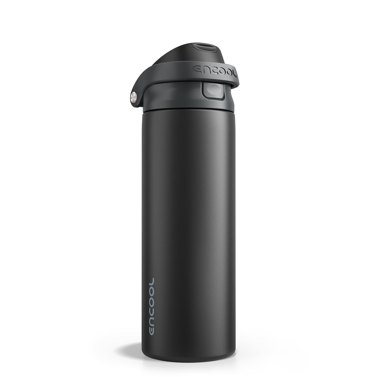 ENCOOL 32oz bottle with leakproof lid, ideal for bag transport and daily use.