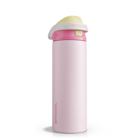 Encool leakproof lid bottle with straw for mess-free transport.
