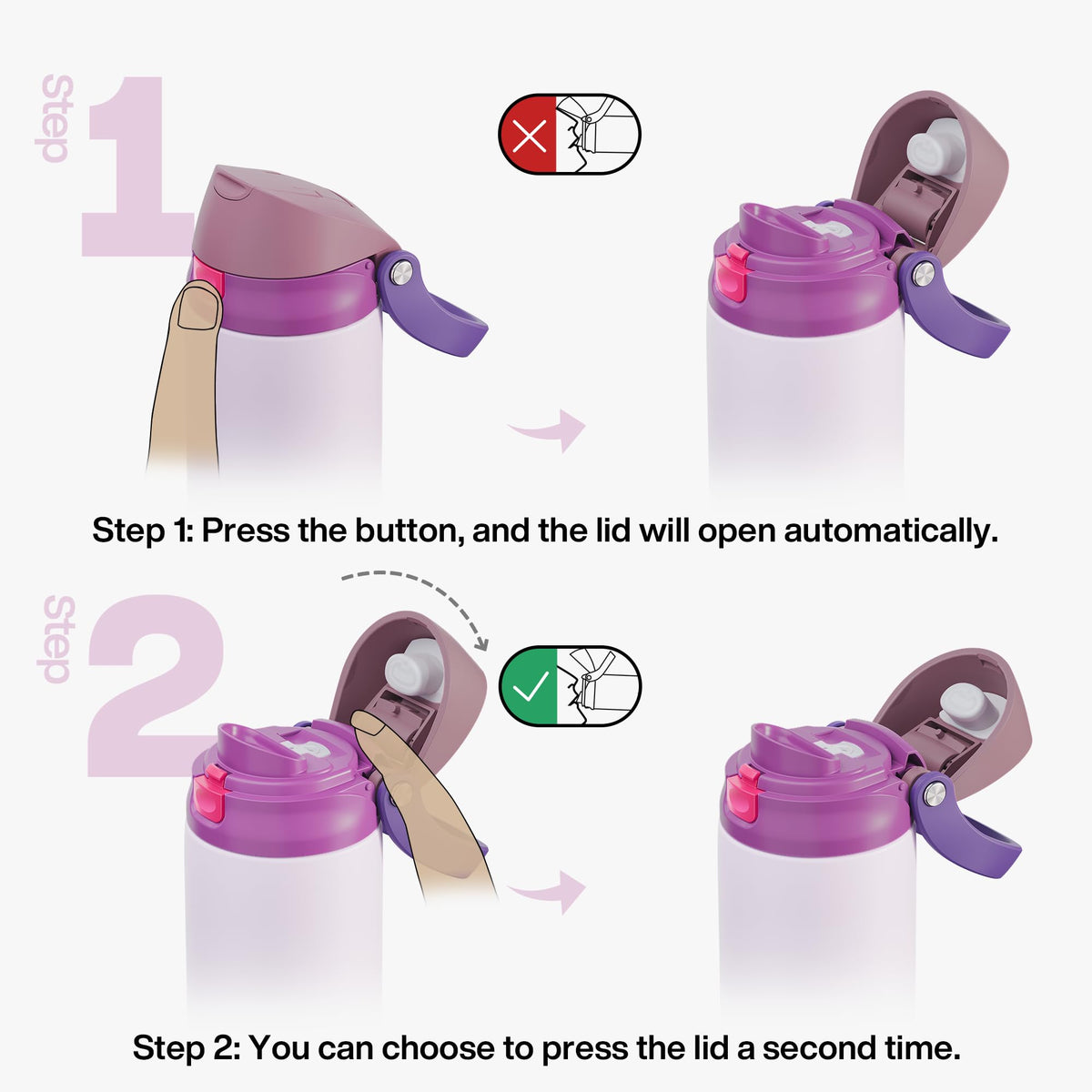 ENCOOL sturdy lid and durable materials resist repeated opening and closing.