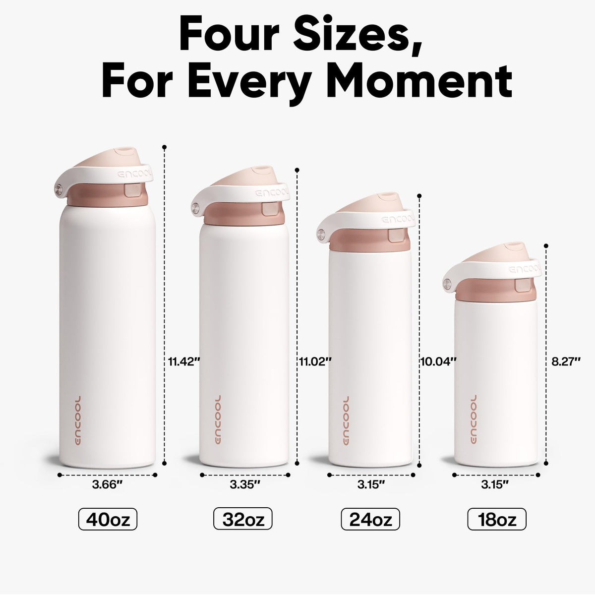 ENCOOL work-commute-gym bottle supports active routines with reliable hydration
