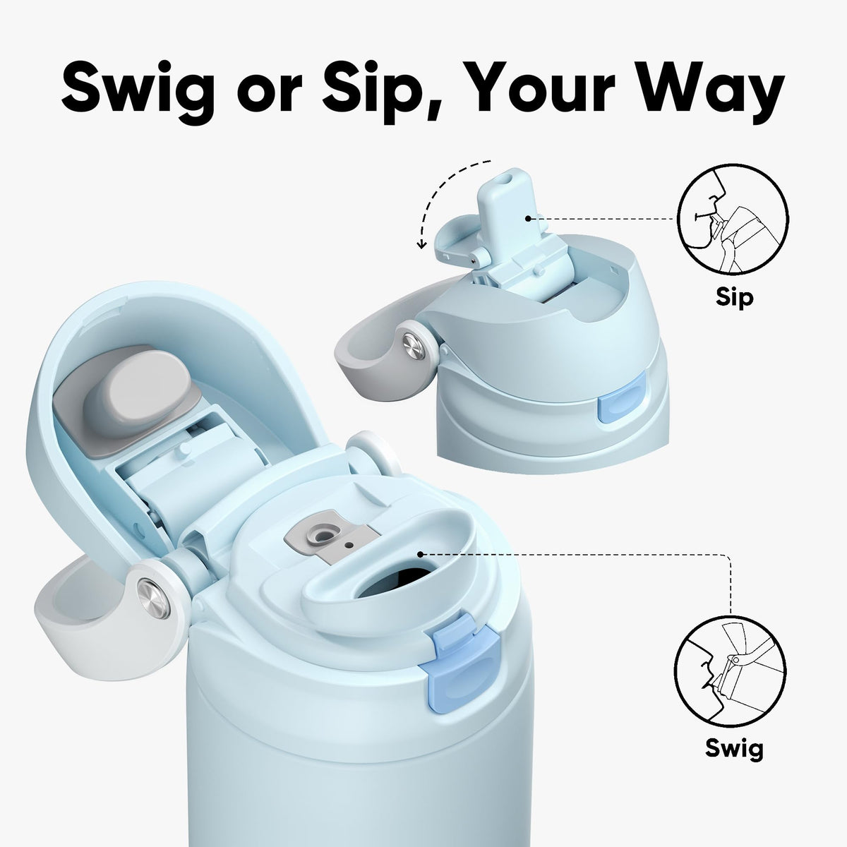 ENCOOL bottle for gym and commute in mind for on-the-go hydration