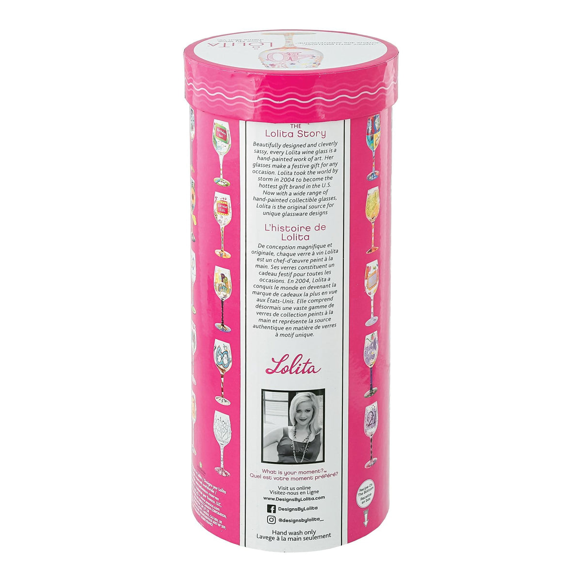 Enesco Lolita multicolor detailed design stands out on display.
