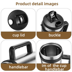 EnjoyCool flip-lid with tight seal prevents leaks during travel.