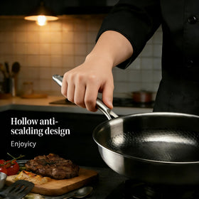Oven safe up to 500 F for finishing dishes