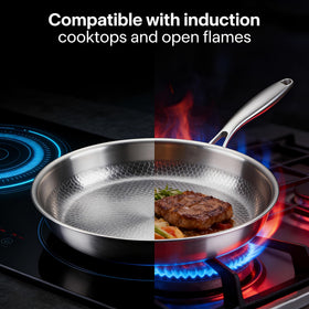 Stir fry and braise with even heat from Enjoyicy pan