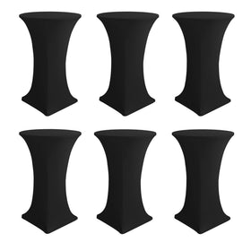 Enjoyidea round cocktail table cover fits 32x43 inches for a smooth, wrinkle-free look.