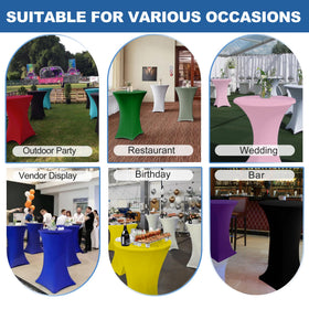 Enjoyidea versatile table cover suitable for outdoor and indoor venues.