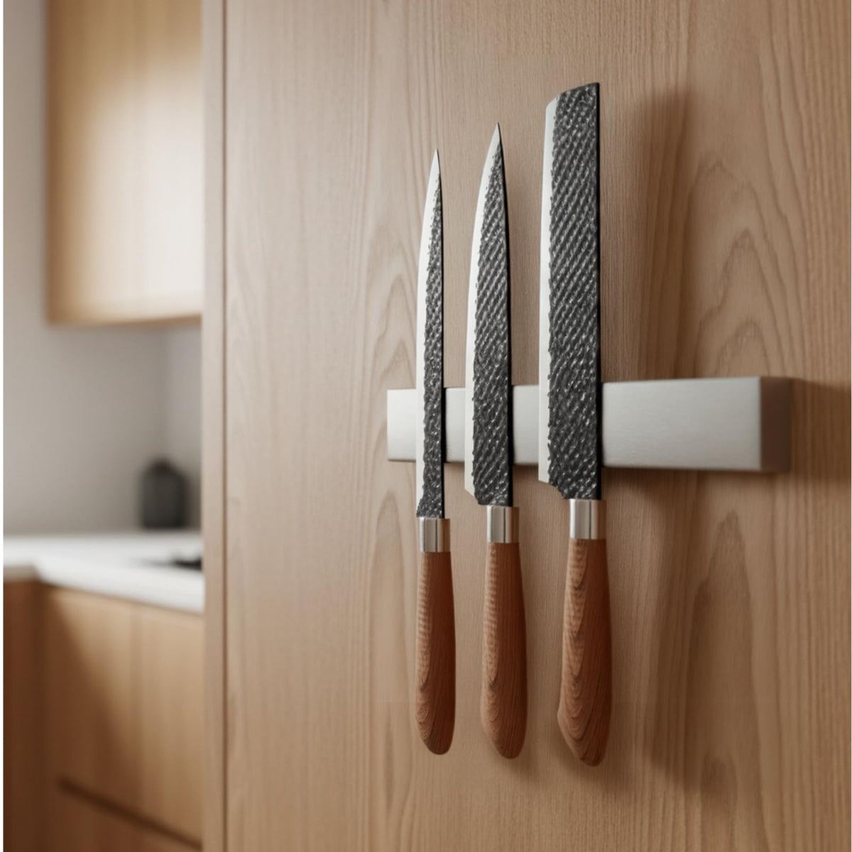 Enkrio heavy-duty knife strip supports up to 22 lb of tools
