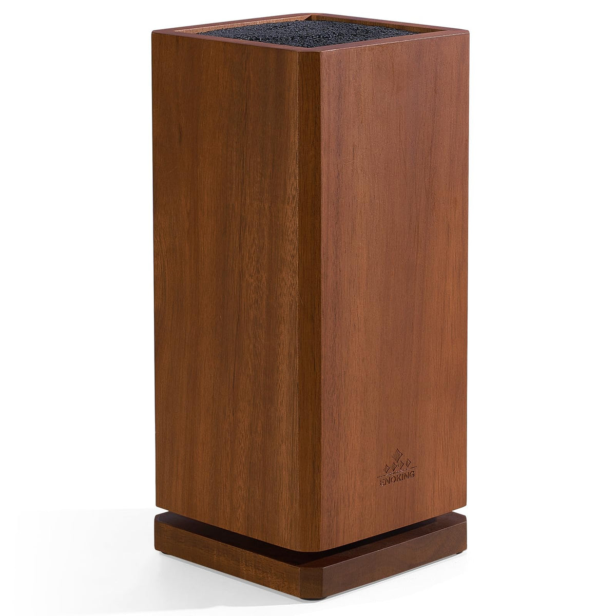 ENOKING 360° rotating knife block offers quick access to knives from all sides.